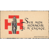 Sur mon honneur je m'engage.