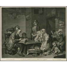 Le Père de famille lisant la Bible à ses enfants.