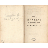 De la manière d'apprendre les langues