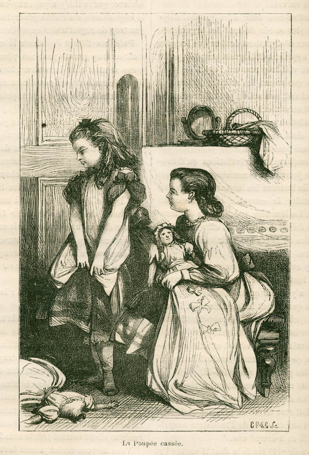 La jeune mère ou l'éducation du premier âge. Journal illustré de l'enfance. Deuxième année. 1875.