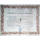 Certificat d'études primaires. 