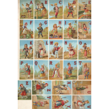 Alphabet. Cartes alphabétiques. 