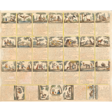 Grand Jeu des Fables d'Esope avec figures coloriées.