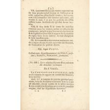 Lois de la République Française. N° 670 Lois portant établissement d'Ecoles centrales dans toute l'étendue de la République pour l'enseignement des sciences, des lettres et des arts.