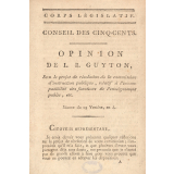 Opinion de L. B. Guyton sur le projet de résolution de la commission d'instruction publique, relatif à l'incompatibilité des fonctions de l'enseignement public, etc.