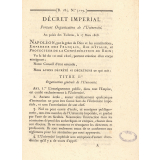 Décret impérial portant organisation de l'université.