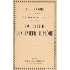 Programme relatif aux conditions de délivrance et à l'usage du titre d'Ingénieur Diplômé.