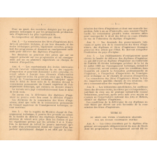 Programme relatif aux conditions de délivrance et à l'usage du titre d'Ingénieur Diplômé.