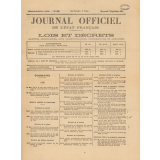 Journal Officiel de l'Etat Français. Lois et Décrets. Arrêtés, Circulaires, Avis, Communications, Informations et Annonces. Soixante-treizième année. N° 245. Mercredi 3 septembre 1941.