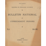 Bulletin National de l'Enseignement primaire. N° 6. Juin 1943.