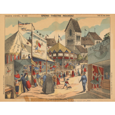 N° 1664 : Grand théâtre nouveau : Fond de fête foraine