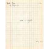 Cahier d'algèbre