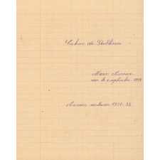 Cahier de problèmes