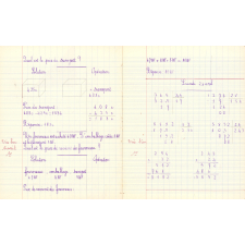 Cahier d'exercices mathématiques