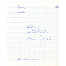 Cahier du jour 