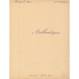 Cours d'arithmétique