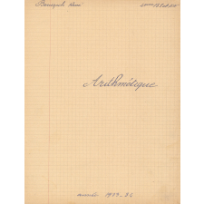 Cours d'arithmétique