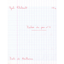 Cahier du jour n°3