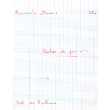 Cahier du jour n°3