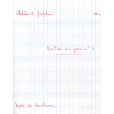 Cahier du jour n°3