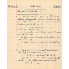 Arithmétique