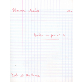 Cahier du jour n°3