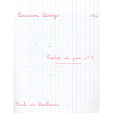 Cahier du jour n°3