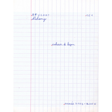 Cahaer de leçon