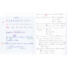 Cahier du jour