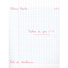 Cahier du jour n°3
