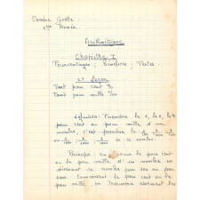 Arithmétique
