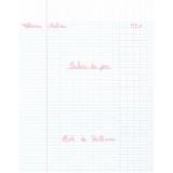 Cahier du jour