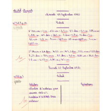 Cahier du jour