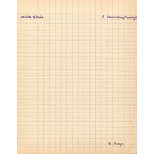 Cahier d'exercices mathématiques