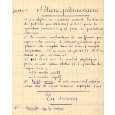 Algèbre