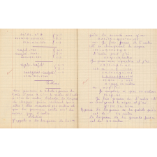 Cahier d'arithmétique
