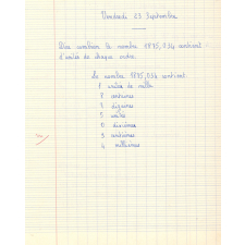 Exercices de calcul