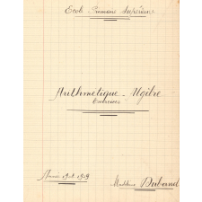 Arithmétique-Algèbre Exercices