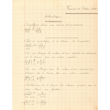 Arithmétique-Algèbre Exercices