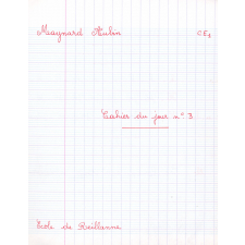 Cahier du jour n°3