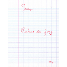 Cahier du jour (4)