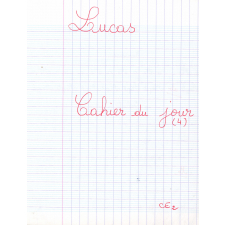 Cahier du jour (4)
