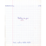 Cahier du jour n°3