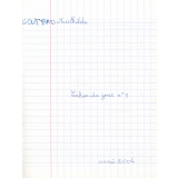 Cahier du jour n°3