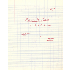 Cahier du jour