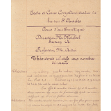 Cours d'arithmétique