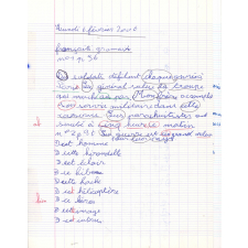 Cahier du jour 
