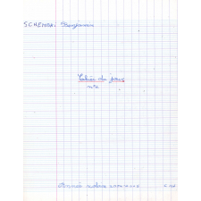 Cahier du jour n°2