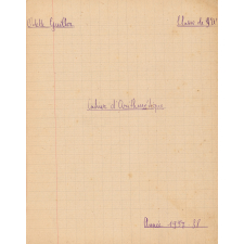Cahier d'arithmétique