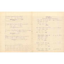 Cahier de calcul